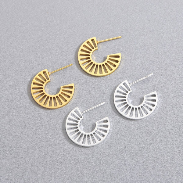 European And American Stainless Steel Jewelry Earrings Female - Image 2